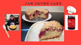 Lingonberry Crumb Cake  using Ikea Lingonberry spread [upl. by Shelly]