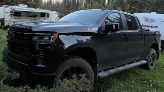 2023 SILVERADO TRAIL BOSS LZ0 30 DURAMAX DIESEL exhaust brake in action [upl. by Ruosnam]