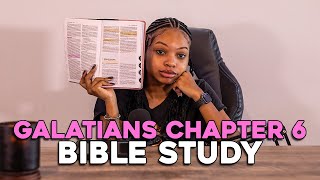 Galatians Ch6 Bible Study w Trinity [upl. by Warfold382]