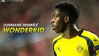 19 Year Old Ousmane Dembélé  Dortmund  Goals amp Skills [upl. by Elorac]