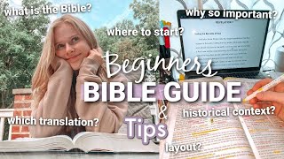 Beginners Guide to the Bible  What you need to know  Tips for Reading [upl. by Ahron]