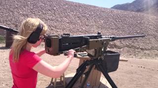 Firing 50 calibre M2 Browning quotmadeucequot [upl. by Schiff382]