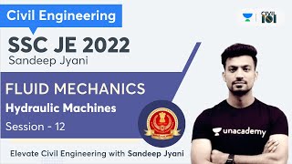 Hydraulic Machines  Part  12  Fluid Mechanics  SSC JE 2022 CIVIL ENGINEERING Sandeep Jyani [upl. by Ymmit]