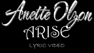 Anette Olzon  Arise  2024  Lyric Video [upl. by Durand489]