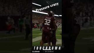 Pick off by a linemen cfb25 cfb collegefootball shorts pick6 [upl. by Etnoled]