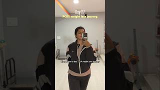 Day 27  PCOS weight loss journey pcoscommunity whatieatinaday weightlossjourney pcosweightloss [upl. by Dorsey]