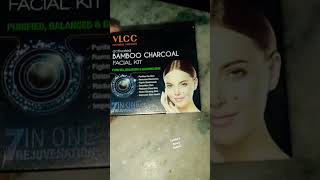 VLCC Bamboo Charcoal Facial kit Review from Flipkart VLCC Charcoal Facial kit Haul video shorts [upl. by Acyre257]