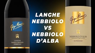 Gigi Rosso Wines  Langhe Nebbiolo vs Nebbiolo dAlba  English [upl. by Ahseat]