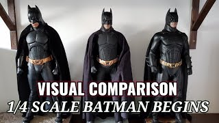 Visual comparison between all 14 scale Batman Begins figures [upl. by Dogs]