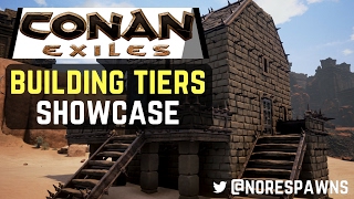 Conan Exiles Guide  Building Tiers Showcase [upl. by Alyal]