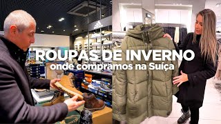 4 LOJAS onde mais compramos nossas ROUPAS DE INVERNO na SUÍÇA com PREÇOS 4k🇨🇭 [upl. by Llerdna]