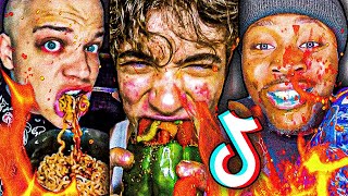 EXTREME 1 Hour Spicy Food Tiktok Compilation 🥵 [upl. by Omoj]