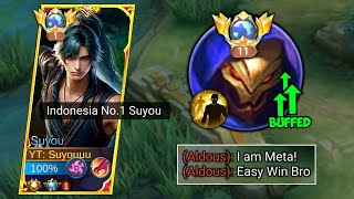 SUYOU BROKEN BUILD COUNTER META ALDOUS  SUYOU USER MUST TRY THIS BROKEN BUILD 2024 MLBB [upl. by Aggappora]