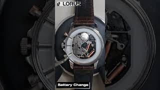 Lorus Watch Battery Change [upl. by Dearr]