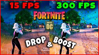 COME AUMENTARE E BOOSTARE GLI FPS SU FORTNITE NEL CAPITOLO 5  NO LAG  TUTORIAL fortniteog viral [upl. by Decker]