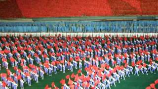 Arirang performance in Pyongyang [upl. by Siouxie]