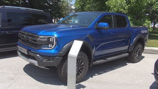 Ford Ranger Raptor 4x4 30 EcoBoost 292 hp A10 Pickup Truck 2023 Exterior and Interior [upl. by Liman]