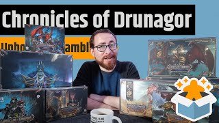 Chronicles of Drunagor  Unboxing amp Rambling  Shiny Boxes Jeremy Howard amp Instagram [upl. by O'Callaghan310]