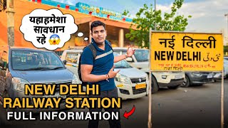 Delhi aao to सावधान रहना 😱 New delhi railways station full information 😳 [upl. by Peggi32]