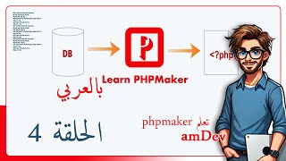 phpmaker  lec 4  الحلقة 4  amddev [upl. by Nwahsauq]