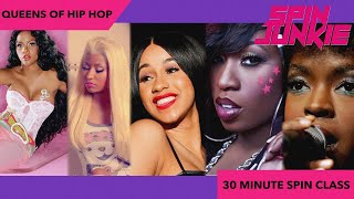 QUEENS OF HIP HOP 👑 30 Minute Spin Class Rhythm Cycling [upl. by Hook]