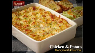 Chicken amp Potato Honeycomb Casserole [upl. by Eadith]