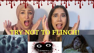 TRY NOT TO FLINCH CHALLENGE l JUMPSCARE l HORROR [upl. by Chally]