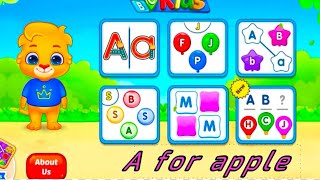 ABC Fun phonics amp alphabet tracing game for toddlers preschool amp kindergarten kids [upl. by Figge]