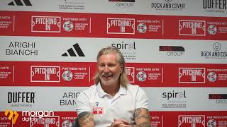 Robbie Savage Guiseley AFC PostMatch Reaction [upl. by Steffin]