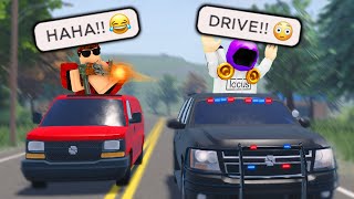 We Got Ambushed By Criminals Multiple Times Roblox [upl. by Nairb]