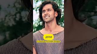 The Evaluation of Hrithik Roshan 1985 to 2024bollywood evolution hrithikroshan fighter shorts [upl. by Yedorb]