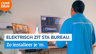 Zo installeer je gemakkelijk een zit sta bureau [upl. by Eiramana]