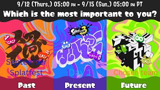 Splatoon 3 September Splatfest Team Future Day 1 [upl. by Reehsab]