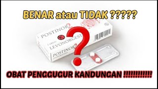 POSTINOR  2  OBAT PENGGUGUR KANDUNGAN  BENAR ATAU TIDAK NIH [upl. by Welby]