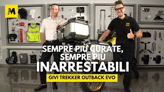 Nuove Givi Trekker Outback EVO tutte nuove fuori e dentro Ecco come sono fatte  Recensito [upl. by Painter]