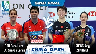 SEMI FINAL  GOH Soon Huat LAI Shevon Jemie vs CHENG Xing ZHANG Chi  China Open 2024 Badminton [upl. by Thorn]