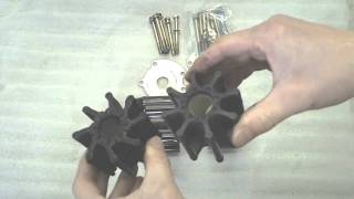 Replacing Your Mercruiser Marine Engine Sea Water Pump Impel [upl. by Nahamas]