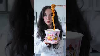 Buldak Carbonara Noodles Mukbang 🍜 NO TALKING [upl. by Eynahpets]