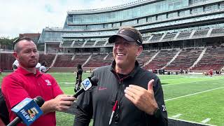 Scott Satterfield Fall Camp Scrimmage Presser No 2 [upl. by Lladnek752]