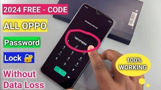 oppo all mobile Pin Pattern Password Remove in hindi ll hard reset password Pin Pattern [upl. by Tamberg]