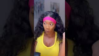 Closure wig install curly hair 😍 youtubeshorts wigs wiginstall viralvideo [upl. by Inod]