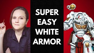 How to Paint Super Easy White Armor [upl. by Craven]