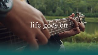 BTS 방탄소년단 Life Goes On fingerstyle cover [upl. by Aramanta]