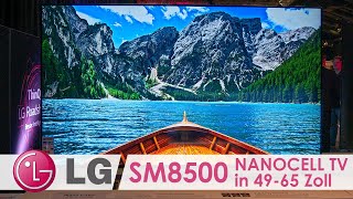 SM85  SM8500 4K NanoCell TV auf der LG Roadshow 2019 4K  60p [upl. by Kathlene532]