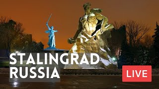 VOLGOGRAD on The Battle of Stalingrad Victory Day 2024 Night LIVE [upl. by Atok]