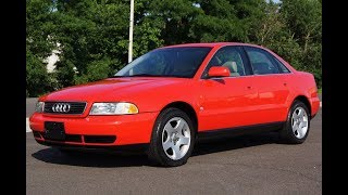 1997 Audi A4 28L Quattro 5Speed Manual red [upl. by Ecirtemed]