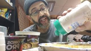 ASMR Eating Stouffers French Bread Pizza [upl. by Amarette]