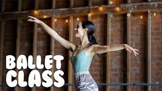 Ballet Class For Beginners  How To Do Simple Ballet Moves With trainwithkendall [upl. by Nikaniki164]