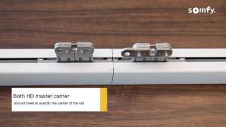 Somfy Curtain Wirefree Motor  Installation Video [upl. by Enialb]