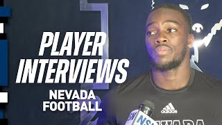 Nevada Football Interviewing Austin Harnetiaux Caleb Ramseur and Matthew Killam [upl. by Lyndsey344]